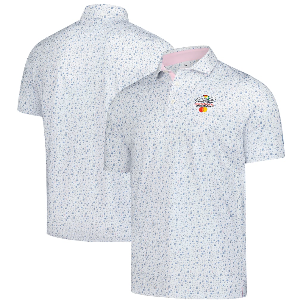  Arnold Palmer Invitational Puma Tea Time MATTR Polo - White